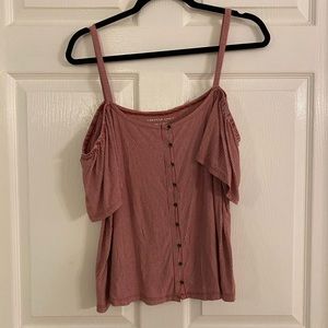 American Eagle cold shoulder top